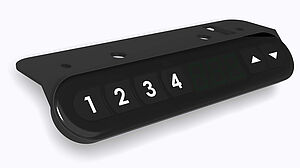 Hand switch Memory with display from Laing