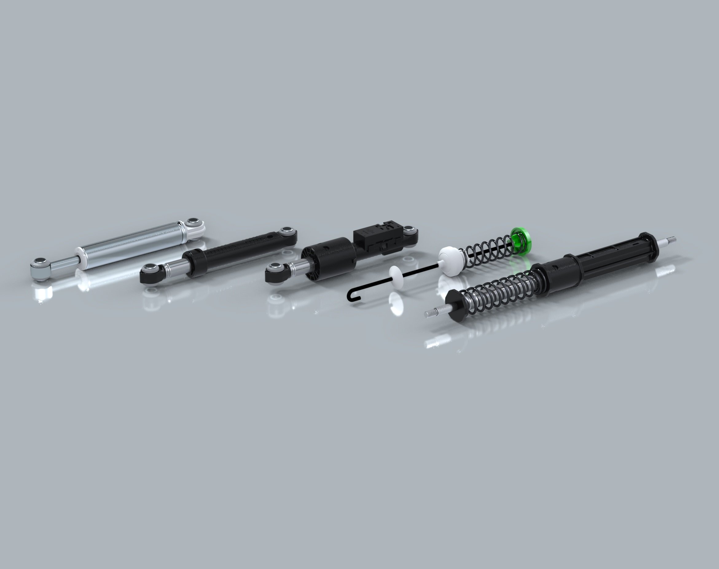 Friction dampers from SUSPA