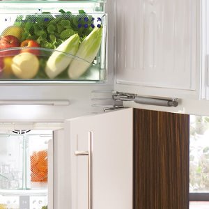 Household appliances, such as refrigerators, close gently with soft-closing dampers from SUSPA